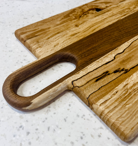 The Draíocht Board – Spalted Beech & Elm Serving Board