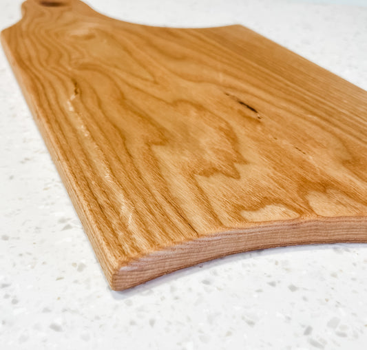 The Aisling Board - Curved Ash Serving Board